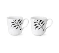 Royal Copenhagen Black Fluted Mega mug 2-pack 28 cl