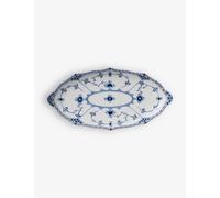 Royal Copenhagen Musselmalet Gerippt Oval Porcelain Dish 24.5cm
