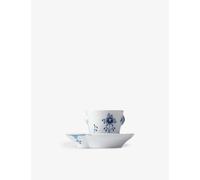 Royal Copenhagen Royal Copenhagen Blue Elements Espresso Porcelain Cup and Saucer 5.5 cm