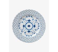 Royal Copenhagen Royal Copenhagen Blue Fluted Full Lace Porcelain Plate 25cm