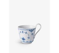 Royal Copenhagen Royal Copenhagen Blue Fluted Half Lace High Handle Porcelain Cup 330ml