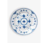 Royal Copenhagen Royal Copenhagen Blue Fluted Half Lace Porcelain Plate 19cm