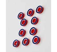 Royal Coronation Union Jack Buttons - Simply Sew Crafty™- Pack of 10 (Union Jack Round - Design 3, 19mm)
