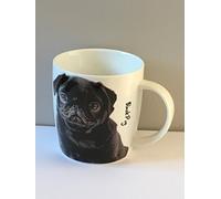 Royal County Pug Mug with Image of Dog on Mug