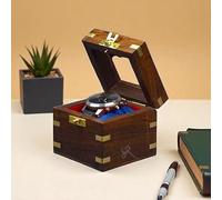 Royal Craft Expertise Single Watch Box for Men - Travel-Friendly Watch Display Case | Handmade Dark Indian Rosewood Watch Organizer | Elegant Gift Box for Special Occasions