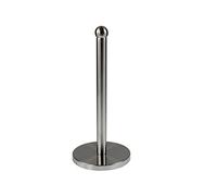 Royal Cuisine Freestanding Silver Metal Tissue Roll Paper Towel Pole Holder Rack