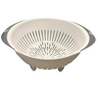 Royal Cuisine Plastic Colander Fruit Washing Basket Deep Food Strainer Camping Bowls Pasta Drainer Vegetable Sieve Multifunctional Kitchen Mesh