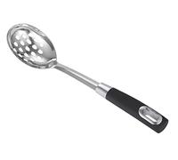 Royal Cuisine Professional Skimmer Spoon - Stainless Steel Slotted Spoon with Extra Large Bowl & Comfortable Grip Handle - Durable Food Grade Strainer Spoon for Draining & Frying