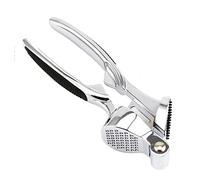 Royal Cuisine Stainless Steel Garlic Press Professional Kitchen Heavy Duty Garlic Crusher Easy to Clean and Durable (Garlic Press)
