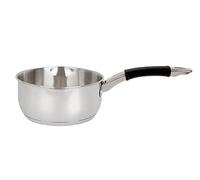 Royal Cuisine Stainless Steel Milk/Tea pan Egg/Water Boiling Pot with 2 Pouring Lips Induction hob Soup Warming Sauce pan 18cm