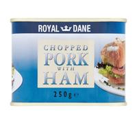 Royal Dane Chopped Pork with Ham, Pack of 12 x 250 g