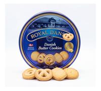 Royal Dansk Danish Cookies Tin 340g,Traditional Biscuit Tin Gift | Traditional Biscuit Tin Gift Danish Butter Cookies
