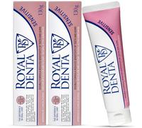 Royal Denta Hydroxyapatite Toothpaste for Sensitive Teeth & Gum with Silver Particles, Fluoride Free Xylitol Toothpaste Gently Repair Enamel, Suitable for Electric Toothbrush,130g. (Pack of 2)