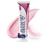Royal Denta Sensitive Toothpaste 130g, Fluoride Free Tooth Paste for Sensitive Teeth Relief, Gentle Enamel Repair with Xylitol & Hydroxyapatite, Pink Paste Infused with Silver Particles