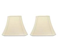 Royal Designs DSO-68-16EG-2 lampshades, 16", Eggshell, 2 Piece