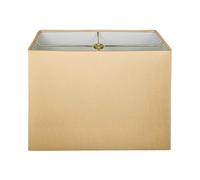 Royal Designs Rectangle Hard Back Lamp Shade, Antique Gold, (6x12) x (8x14) x 10