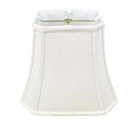 Royal Designs Square Cut Corner Bell Basic Lamp Shade, White, 9 x 16 x 13