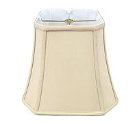 Royal Designs Square Cut Corner Bell Lamp Shade, Beige, 9 x 16 x 13