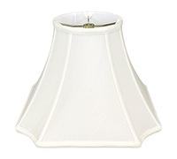 Royal Designs Square Inverted Cut Corner Basic Lamp Shade, White, 9 x 20 x 14