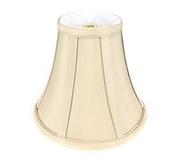 Royal Designs True Bell Lamp Shade with Round Clip, Beige, 3.75" x 7" x 6.75"