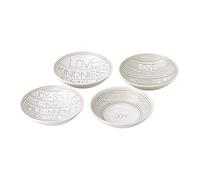 Royal Doulton 1055558 ED Taupe Bowl, Mixed Set of 4