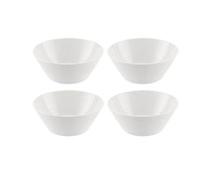Royal Doulton 1062332 Pure S/4 Cereal Bowls 16cm/6in Tableware, Sets, Porcelain, 500 milliliters, White