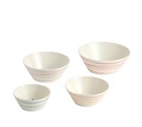 Royal Doulton 1815 Christmas Stacking Bowl Mixed Pattern Set of 4