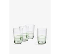 Royal Doulton 1815 Hand-painted Crystalline Highball Glasses Set of Four