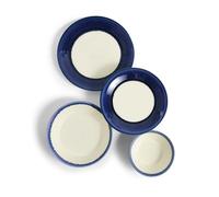 Royal Doulton 1815 Pacific Glaze Dinnerware Set Blue 16 Pieces