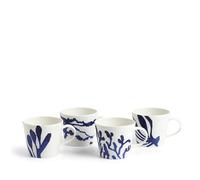 Royal Doulton 1815 Pacific Mug 400ml 13.5oz 2025 Mixed Patterns Blue Set of 4