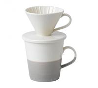 Royal Doulton 40032946 Coffee Studio Single Pour Over Set 560ml Grey, Porcelain, Multi