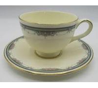 Royal Doulton Albany Pattern Tea Cup & Saucer Gilded Fine Bone China