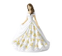 Royal Doulton Birthstone Petites November Topaz HN 5907 Figurine 7 Orange