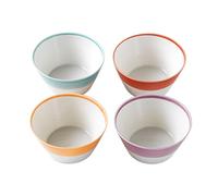 Royal Doulton Cereal Bowls - 1815 Bright Collection - Porcelain Bowl Set of 4 - Medium Bowls Ideal for Cereal, Fruit, Yoghurt & Soup - Better Heat Retention, 15cm