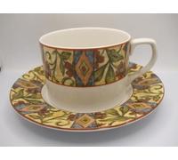 Royal Doulton Cinnabar Pattern Single Tea Cup & Saucer Fine China TC1217