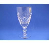 Royal Doulton Georgian Pattern Cut Single Small Wine Crystal Glass Height 12.5cm Made in England