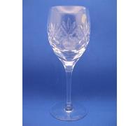 Royal Doulton Kensington Pattern Cut Single Wine Goblet Crystal Glass Height 19 cm Made in England