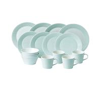 Royal Doulton Pacific 1052175 16 Pc Dinnerware Set Dots Porcelain Mint