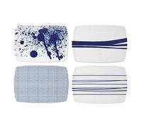 Royal Doulton Silver (silver) Pacific Porcelain Serving Boards Set of Four