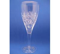Royal Doulton Rondo Pattern Cut Single Wine Goblet Crystal Glass Height 19 cm Made in England
