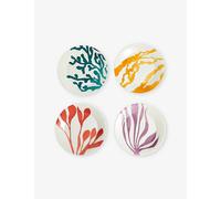 Royal Doulton Large Plates, for Everyday Use, 1815 Bright, 24cm /.4in, Multicolour Mixed Pattern, Set of 4