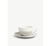 Royal Doulton 40032779 Coffee Studio Cappuccino Cup & Saucer, 275ml, Porcelain, 9 Fluid_Ounces, Grey
