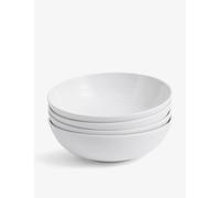Royal Doulton Gordon Ramsay Maze White 18cm Cereal Bowls, Set of 4