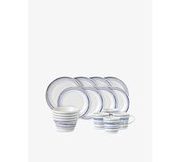 Royal Doulton Royal Doulton Pacific Blue Lines Porcelain 16-Piece Dinnerware Set