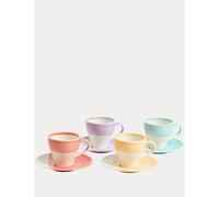 Royal Doulton Set of 4 1815 Espresso Cups & Saucers Multi
