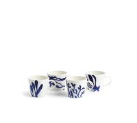 Royal Doulton Set of 4 1815 Pacific Mugs Blue Mix