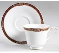 Royal Doulton Tennyson Pattern Tea Cup & Saucer Gilded Fine Bone China