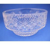 Royal Doulton Traditional Pattern Cut Small Fruit Bowl Crystal Glass Diameter 15cm Made in England