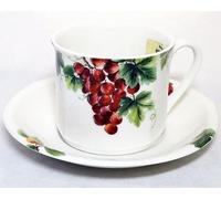 Royal Doulton Vintage Grape Pattern Single Tea Cup & Saucer Fine China TC1193