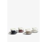 Royal Doulton - Coffee Studio Espresso Cups and Saucers, 4-pack - Multi